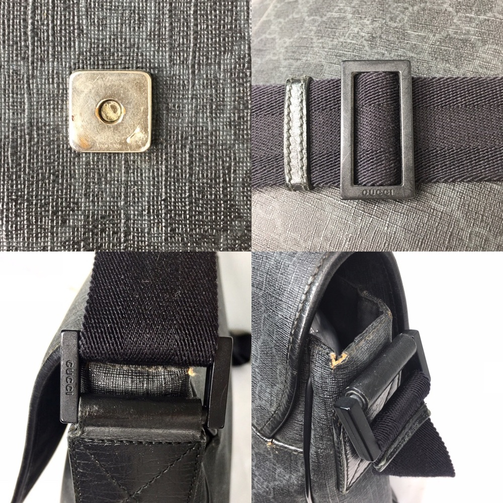 Authentic Gucci black monogram unisex mess… - Picture 15 of 16